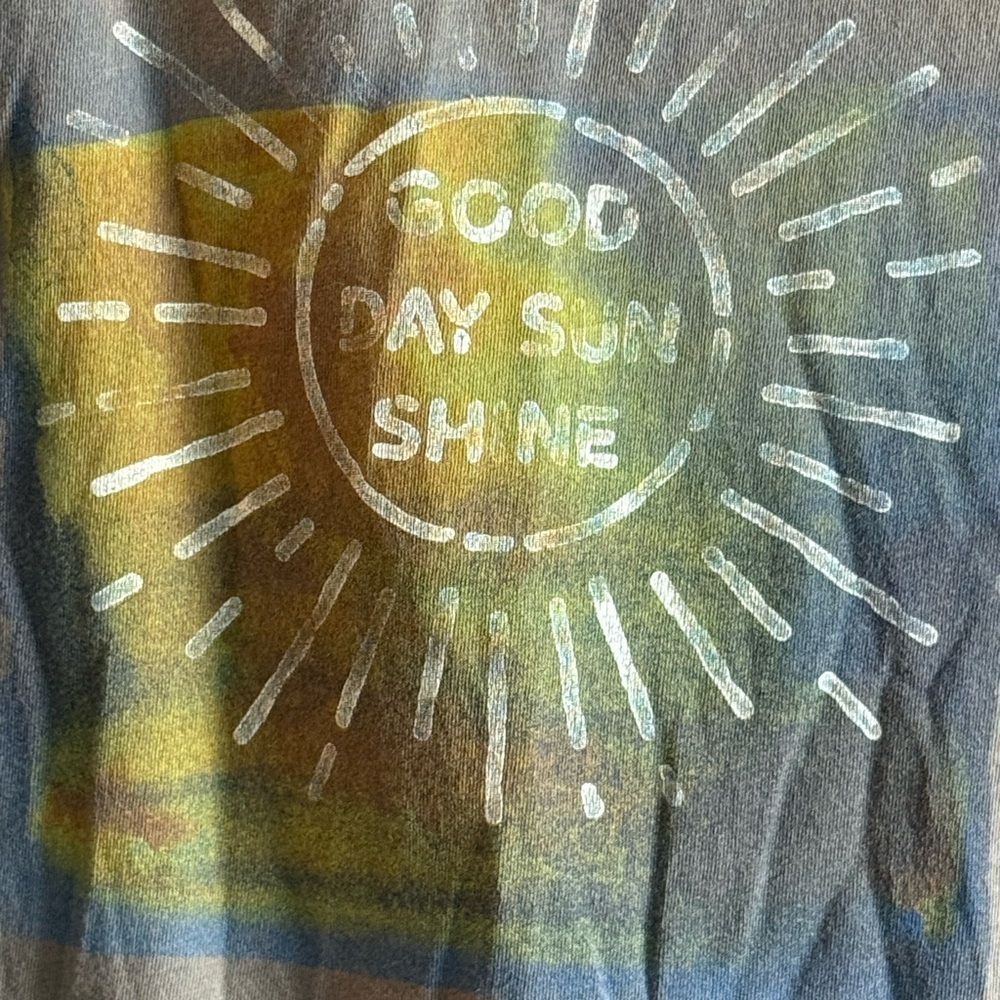 Life is Good Lot of 2 Classic Fit Sleeveless Tees Womens Sz L Summer Gray/Tan‎ - Picture 6 of 9